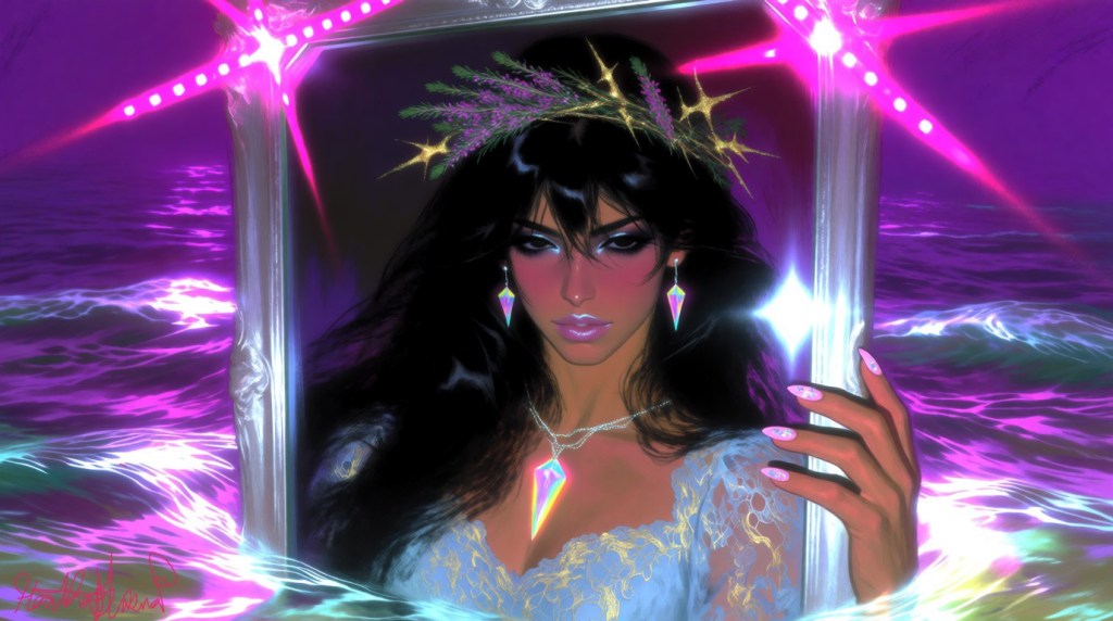 Heather Harmon Self-Portrait "Witch Bride" https://heatherharmon.net